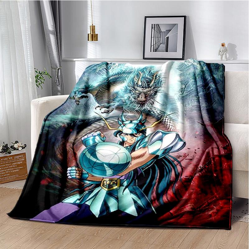 3D Ретро Saint Seiya одеяло с героями мультфильмов, мягкое одеяло для дома, спальни, кровати, дивана, пикника, путешествия, офиса, одеяло, детское одеяло