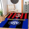 Ac Milan Customizable Name Area Rug Design for Kitchen Outdoor Foyer Balcony Antislip Carpet Anime Office Decor
