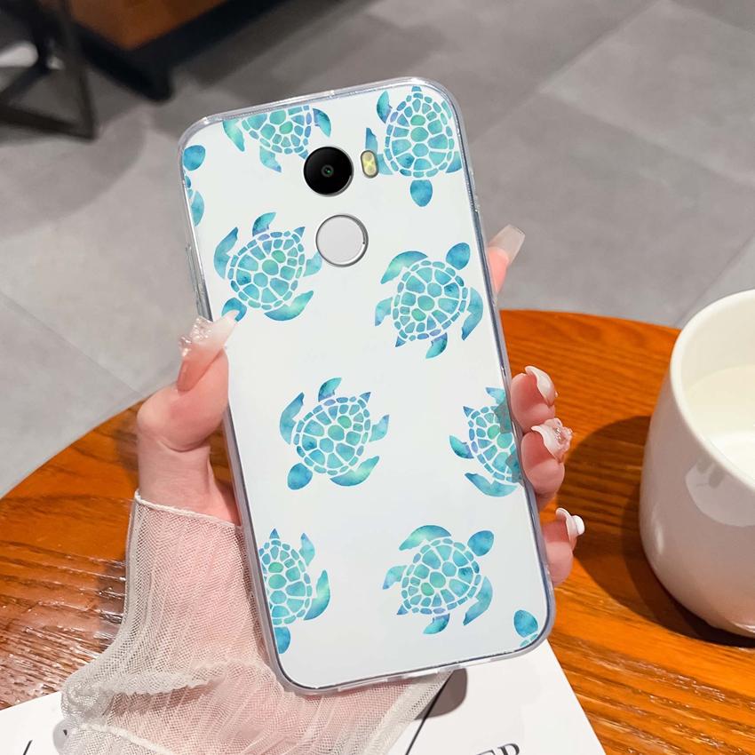 Чехол для Redmi 4 3 6 Pro 4A 4X 5A 5 Plus K90 Милый узор акулы и кошки Телефонные сумки Мягкий ультратонкий ТПУ силикон Противоскользящая оболочка для Redmi Прозрачная задняя крышка