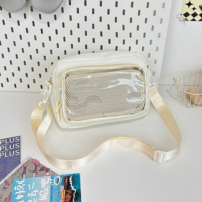 Японская девушка прозрачная сумка для боли, маленькая еда, сумка через плечо, женская универсальная повседневная маленькая сумка для мобильного телефона