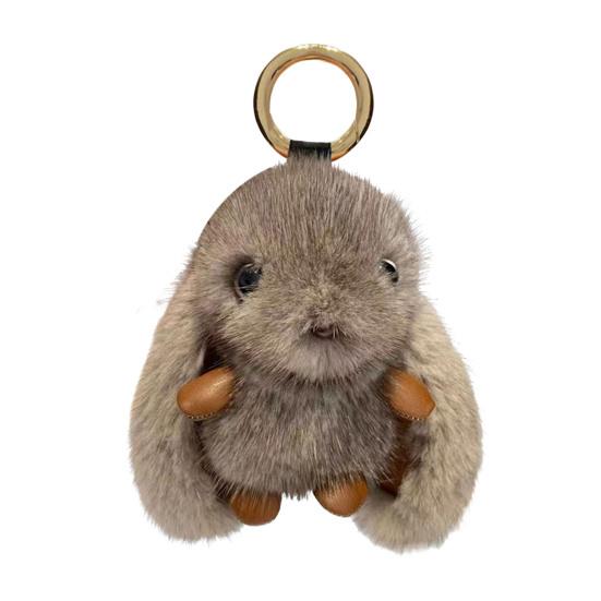 Брелок-подвеска в форме кролика с длинными ушами, плюшевый кролик, кукла, подвеска, держатель для ключей, сумка, рюкзак, украшение