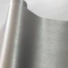 50cmx300cm Silver Brushed Aluminum Vinyl Wrap With Air Release Bubble Free Car Motorbike Sticker