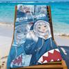 VTuber Gawr Gura Towel For Swim Yoga Gym Quick Drying Soft and skin-friendly Beach Towels All-Season