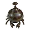 Brass Vintage Desk Bell  Crab Shape Bell, Antique Finish, Loud and Clear, Call Ringing Bell for Home, Office, Reception, Counter, Hospital