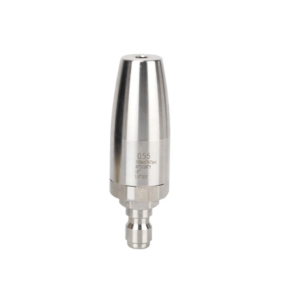 Вращающаяся на 360° насадка для воды высокого давления из нержавеющей стали, насадка Lotus для удаления ржавчины, быстроразъемные аксессуары