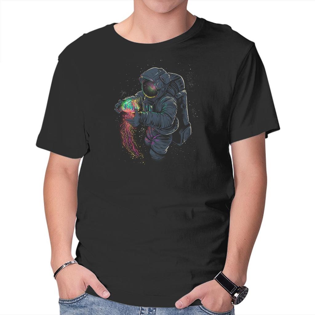 Unisex Crew Neck T-Shirt Jellyspace Graphic Short Sleeve Casual Tee
