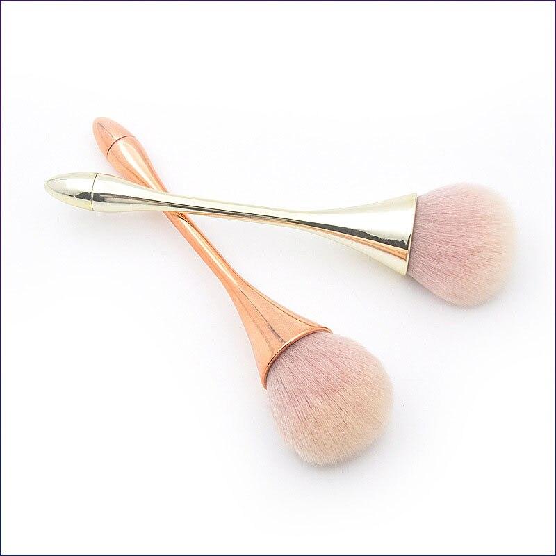 Blush Brush Rose Gold Stem Blush Brush Honey Powder Brush Large Diameter Makeup Beauty