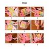 Cartoon Rabbit Mid-Autumn Festival Lantern Handheld Six-Sided DIY Craft Kit Lantern Paper Luminous Design LED Lantern Party