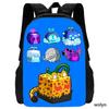 Mochila Cartoon School Bags for Boys Gilrs ,Anime Games B-Blox Fruit Child Backpack for School , School Backpack for Pupil