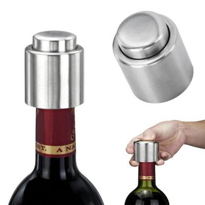 Пробка для винной бутылки из нержавеющей стали Вакуумная Крышка-уплотнитель для бутылки красного вина Сохранитель свежести Барные инструменты Барная посуда Кухонный аксессуар