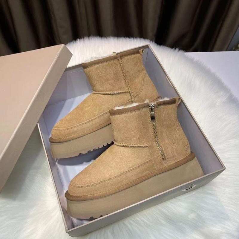 Модные зимние ботинки с толстой подошвой, женские зимние ботинки на высокой платформе, теплые женские ботинки из искусственной замши и бархата, ботильоны на молнии для женщин