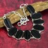 Black Tourmaline Rough Necklace Gemstone Jewelry, 925 Solid Sterling Silver Necklace, Adjustable Handmade Chain Necklace Jewelry