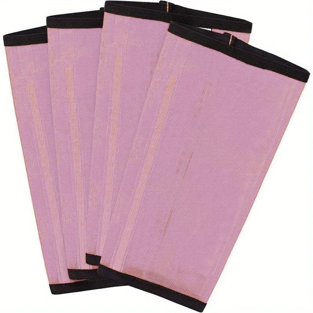 4pcs Adjustable Fly Boots for Horses Stay Up Not Sag Horse Leggings for Preventing Flies