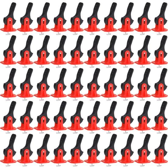 50 шт., набор прокладок для плитки, система выравнивания, регулируемая посадка, многоразовые составы для выравнивания пола, набор инструментов для выравнивания плитки