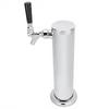 Preassembled Commercial Beverage Dispensing Column, Spring-Actuated Tap, Long- PVC Hose for Home Pubs
