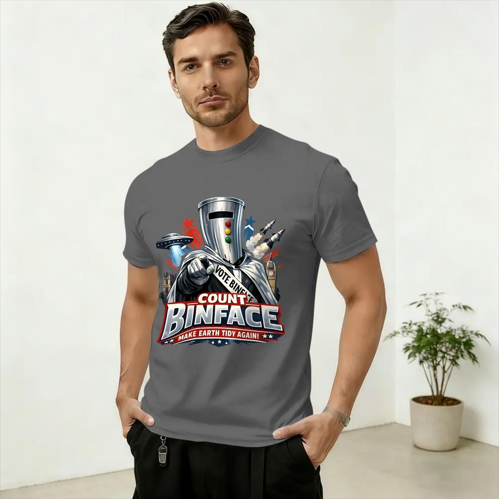 Oversized T Shirt Summer Count Binface Sigma IX Leisure T Shirts Cotton Tee Shirt for Unisexs Aesthetic Pattern Short Sleeve Tops