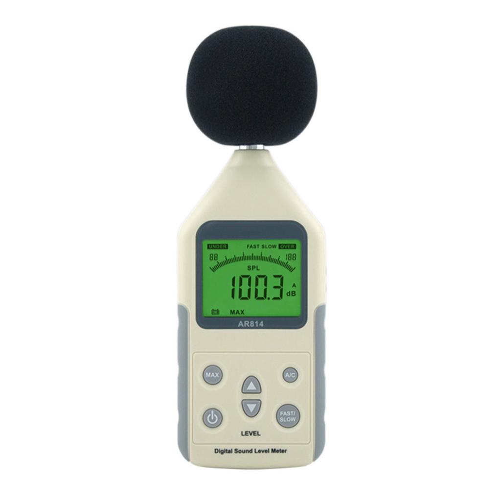 AR814 Digital Sound Level Meter Noise Tester 30-130db