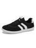 Men's Fashion Solid Color Low-Top Sneakers Comfortable Non-Slip Durable Lace-Up Casual Sports Shoes Suitable for Men's Outdoor