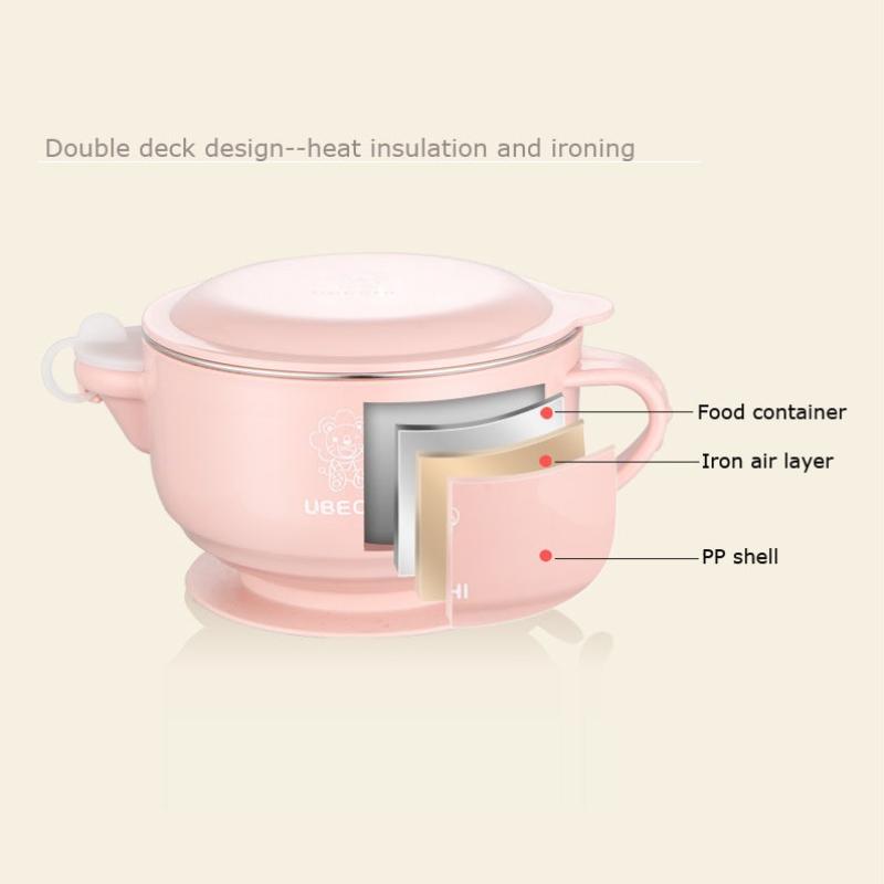 Изоляционная чаша для младенцев, теплая посуда для кормления, присоска, гаджеты