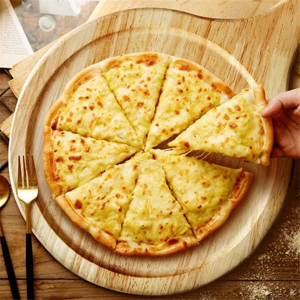 Durable Bread Serving Board Bamboo Pizza Baking Tray Practical Food Steak Plate Fruit
