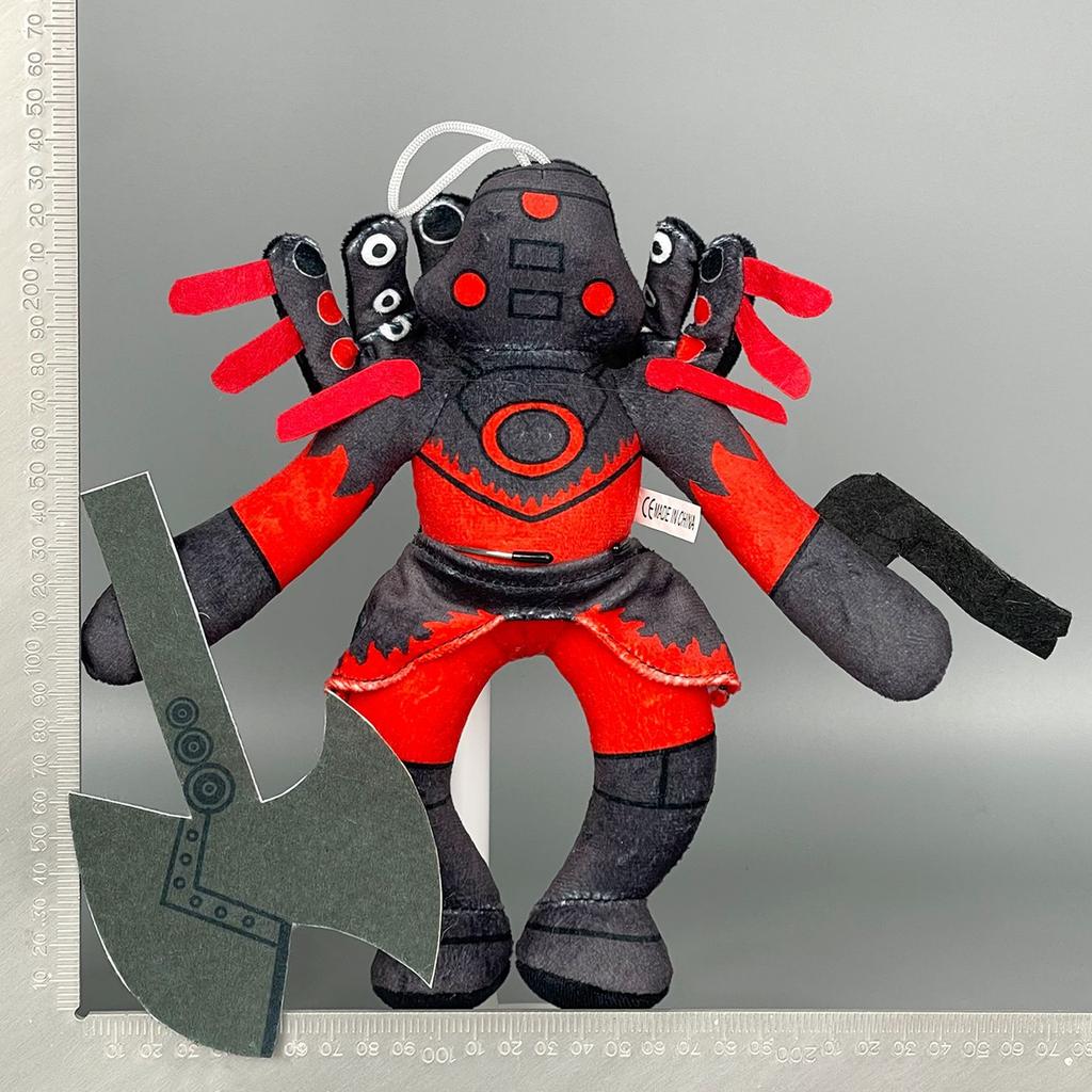 Плюшевая игрушка Кинооператор Человек Мягкая кукла Роман Спикер Skibidi Туалет Skibidi Детские игрушки