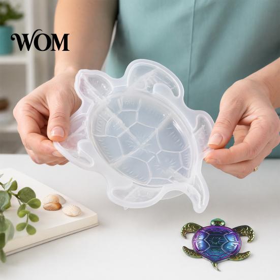 Durable Silicone Casting Tool Large Sea Turtle Resin Mold, 3D Mold for Epoxy Casting, Detailed Marine High Quality Animal Molds Wall Hanging