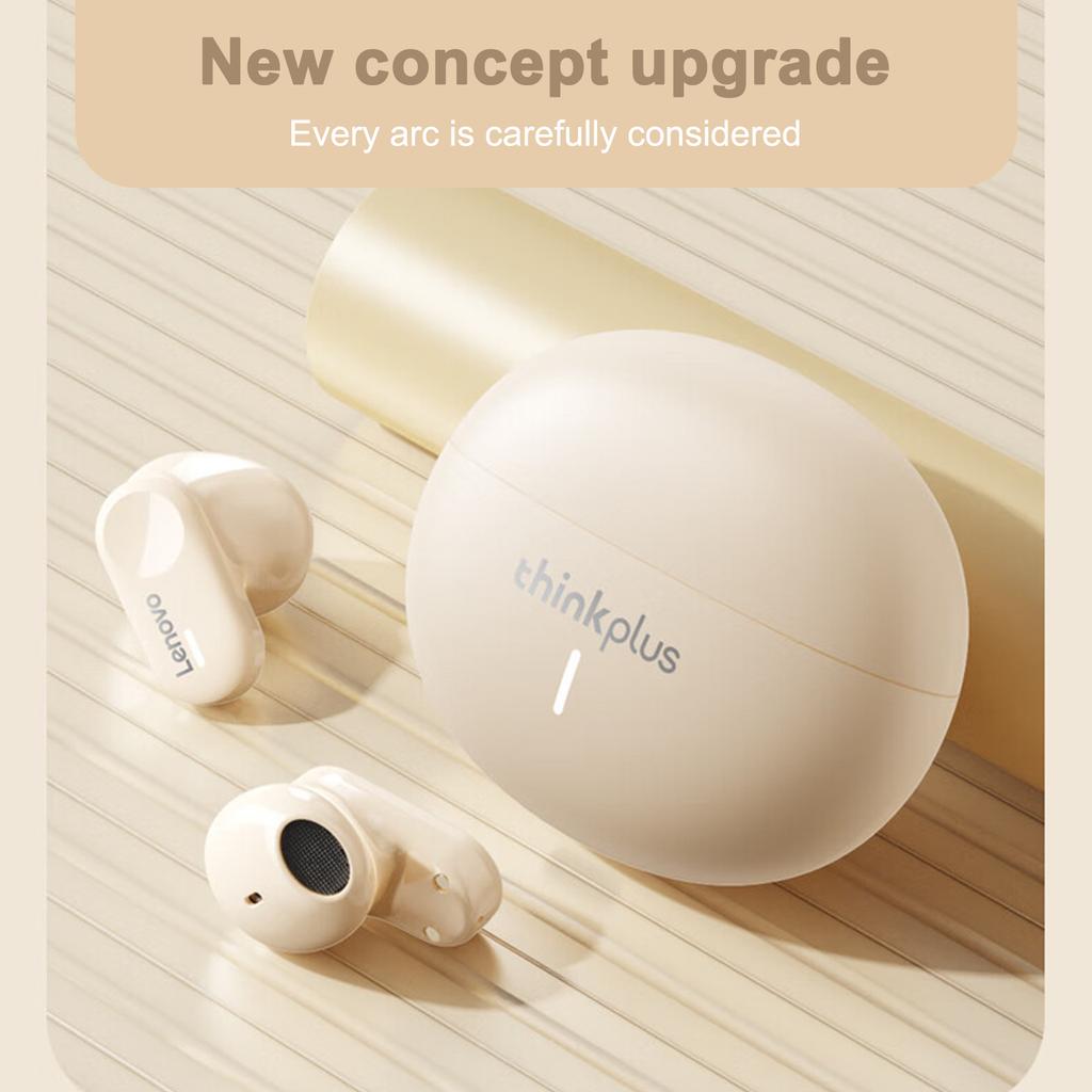 Lenovo Наушники LP19 True Wireless BT5.3 с чехлом для зарядки, спортивные наушники для бега, музыка