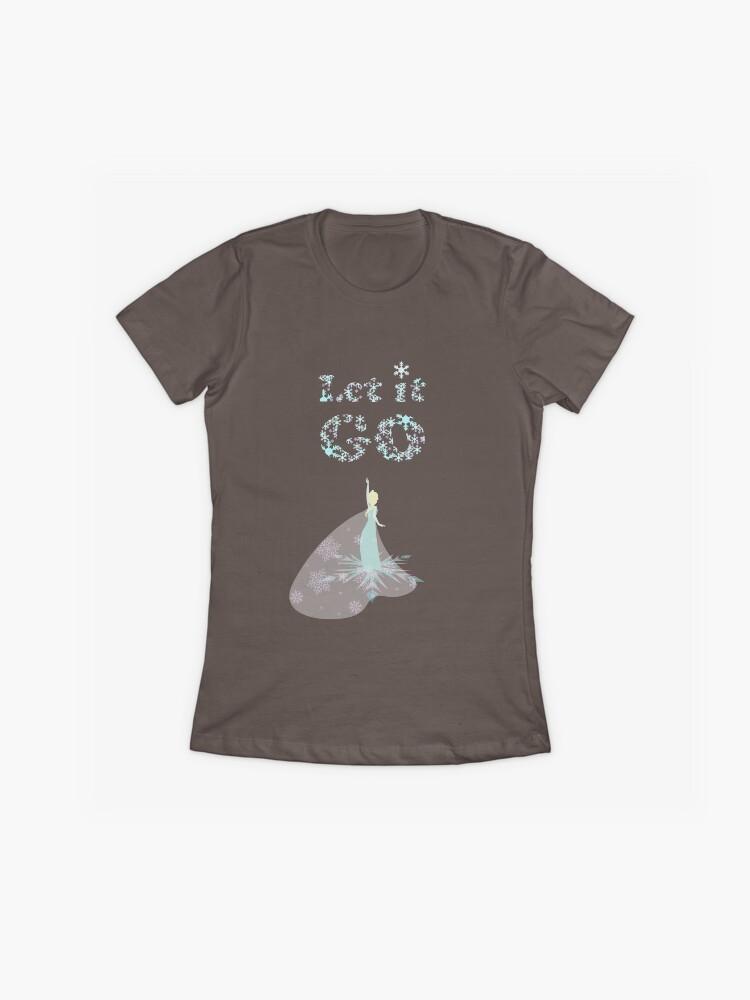 Frozen Let it snow Fitted T-Shirt
