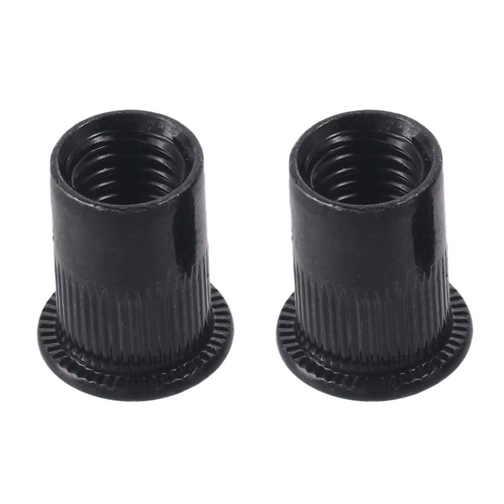 20 шт. Заклепочные гайки из углеродистой стали с цинковым покрытием M3 M4 M5 M6 M8 M10 M12 с плоской головкой