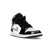 Air Jordan 1 Mid SE Black White Metallic Silver Men Sneakers Metallic-Gold HV0789-010