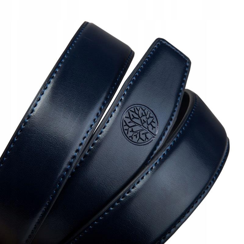 C30-TA NAVY 135 ELITE men' leather belt + CERTIFICATE
