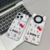 Милый кошачий бант подходит для чехла на мобильный телефон iPhone 16 Pro Max Apple 17, гальванический, второе изменение окна, мобильный телефон