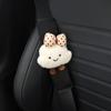 New Cartoon Bow Cloud Car Seat Belt Cover Shoulder Strap Harness Cushion Car Seatbelt Shoulder Pad Protector Auto Neck Support