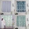 Элегантные светонепроницаемые шторы на липучках со стильными декоративными драпировками для окон