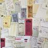Ретро Junk Journal – Набор стикеров и заметок – 53 Больших Листа, Билеты и Чеки