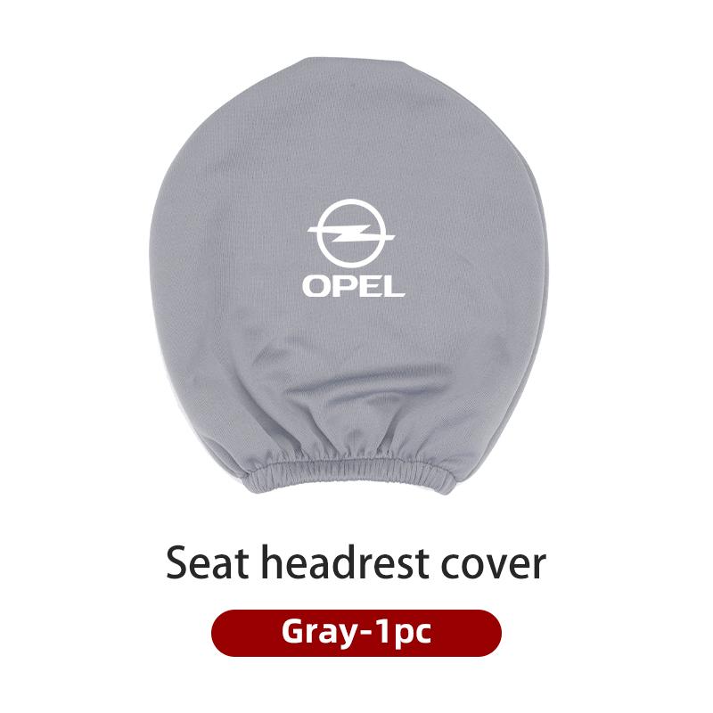 XEFP9 Universal Car Seat Headrest Cover Protective Cover Accessories For Opel Corsa Astra Insignia Vectra Zafira Meriva Mokka