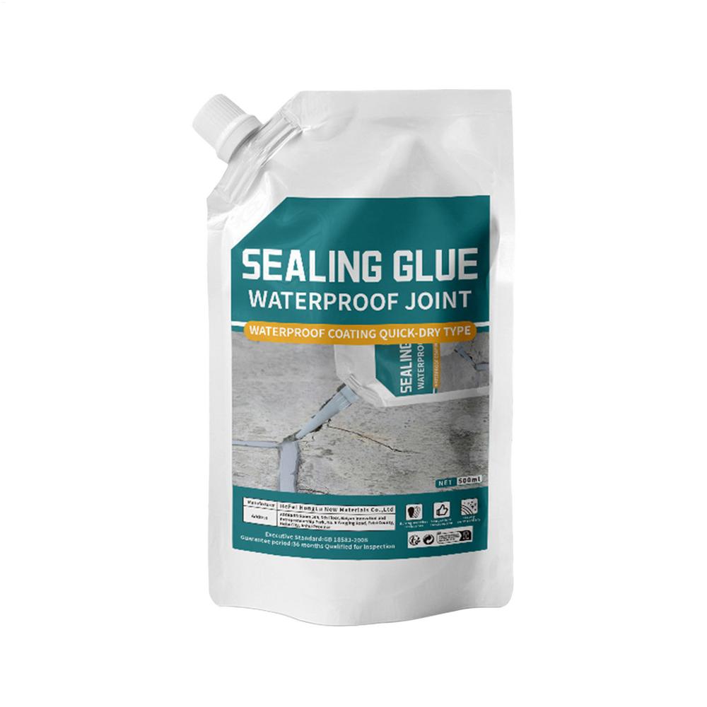 500ml Crack Filling Agent Roof Waterproof Leak Repair Cement Joint Filling Glue Corner Crack Bungalow Leakage Plugging Material