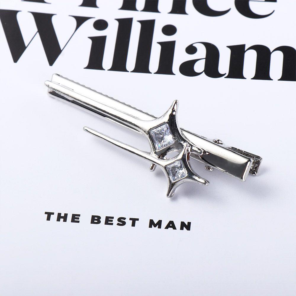 Duckbill Clip Metal Hairpins Diamond Silver Bangs Clip Side Clip Spicy Girl