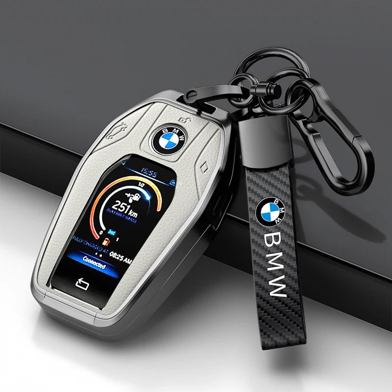 Car Key Case for BMW 216i F46 X1 X2 X3 X5 X6 GT 2 5 6 7 Series 3 4 Buttons Smart Keyless Remote Control Fobs Protector Cover UG6