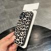 S-Стильный C-Милый Леопардовый Чехол для Телефона Для IPhone 17 Air 16 E Pro Max 15 14 13 Mini 12 Pro 11 Max Plus Черный Мягкий Чехол