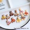Cute Bunny Bear Cartoon Resin Jewelry & Phone Case Accessories