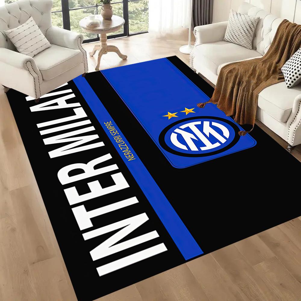 Inter Milan Area Rug Design For Kitchen Game Room Outdoor Dormitory Antislip Carpet Anime Office Decor Wedding Party Gift