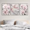 Скандинавские акварельные картины на холсте, розовый пион, цветы, постер, современная гостиная, настенные художественные принты, картина для домашнего декора