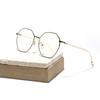 Glasses Metal Flat Glasses Versatile Wind Polygon Frame Plain Glasses Women'S Glasses Men'S