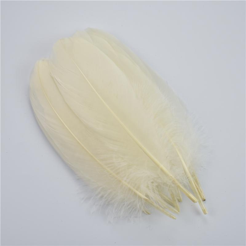 20Pcs Colorful Hard Stick Goose Feather 6-8inch/15-20cm Natural Swan Crafts Plumes Table Centerpieces Feathers for Decoration