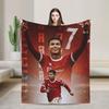 The Legend CR7 Blanket Football Soccer Flannel Novelty Warm Throw Blankets for Bed Sofa Decoration