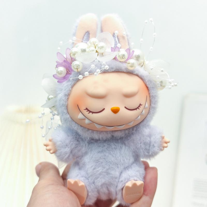 Кулон Виниловая Кукла Лабубу Поколения Свадебное Платье Слепой Бокс