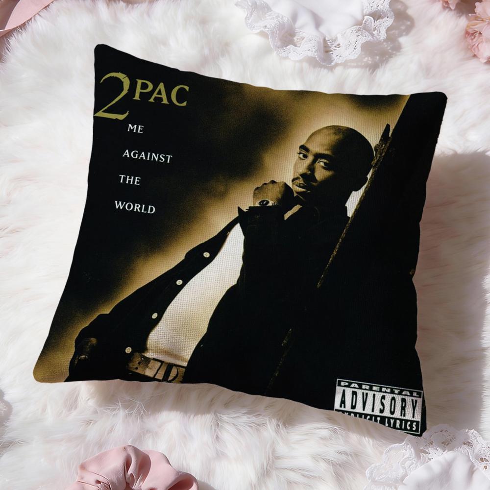 2P-PAC Tupac S-Shakur Наволочка-подушка Премиум Комфорт Двусторонняя Подушка - Дизайн "Два в одном" для Любой Комнаты и Салона Автомобиля