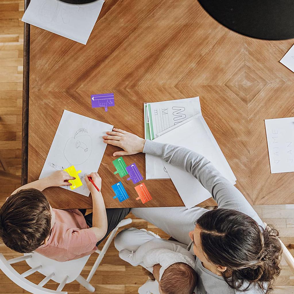 Цветной разделитель для письма Инструмент для письма на один палец Разделитель для письма Инструмент для письма Разделители для школьников