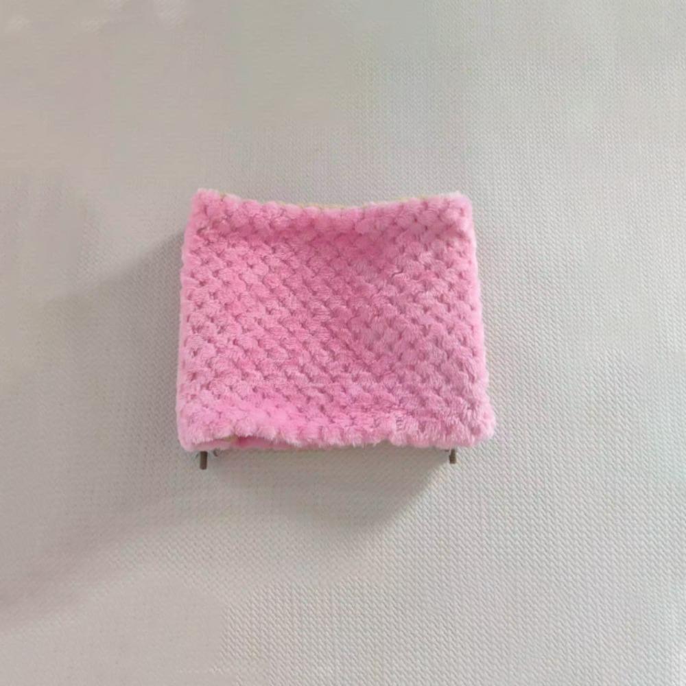 Двухъярусная гамак-домик для хомяка, мягкая теплая лежанка для питомца, устойчивая к грызению, удобная подвесная кровать-гнездо для мелких животных